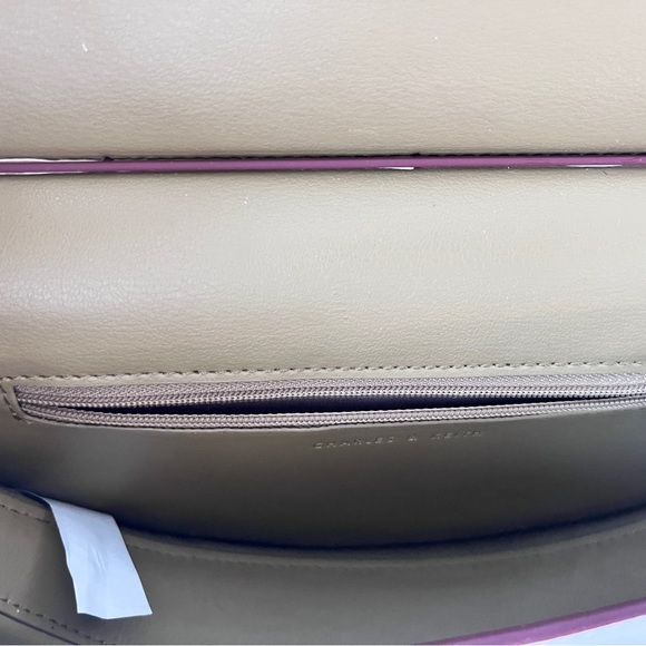 Charles Keith Two-Tone Half Moon Clutch - Picture 5 of 5